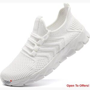 Slip On Running Shoes Women Lightweight Breathable Mesh Athletic Sneakers